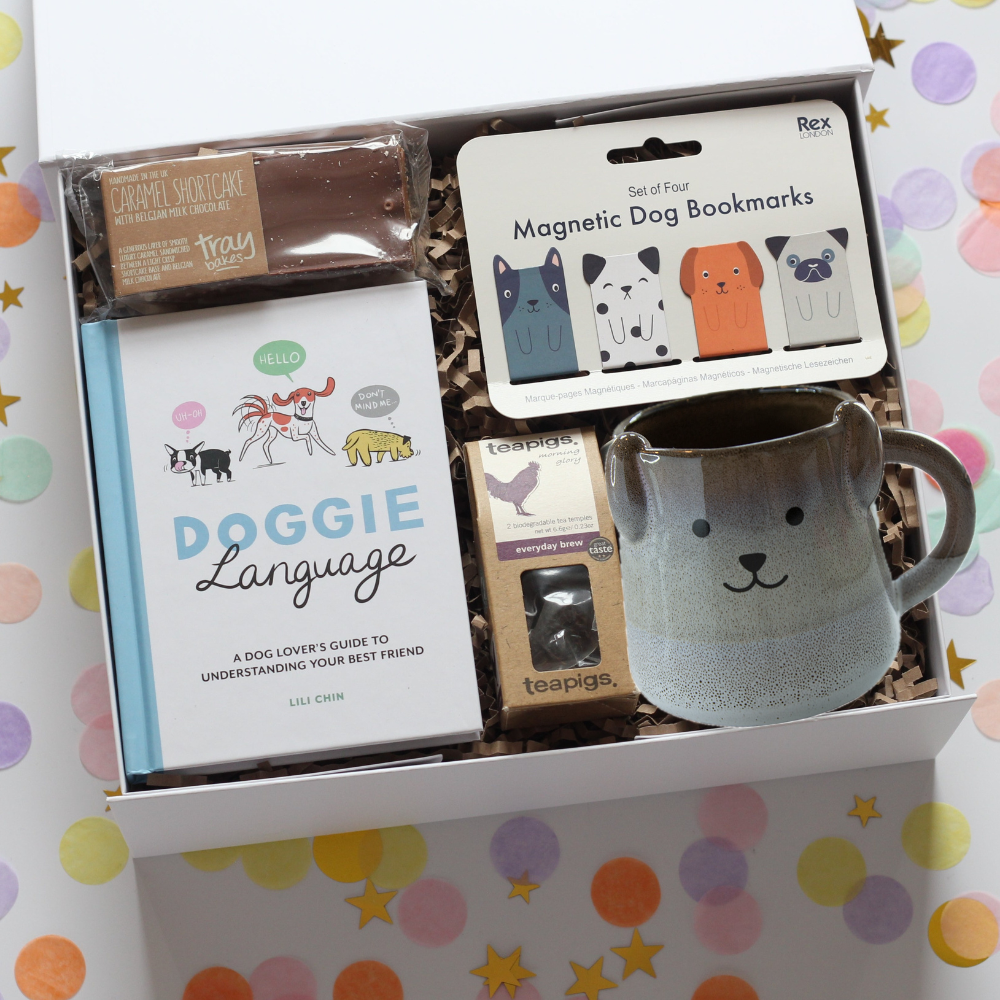 A Dog Lovers Gift Box of Hugs