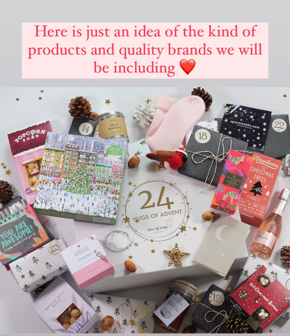 24 Hugs of Advent - Luxury Advent Calendar