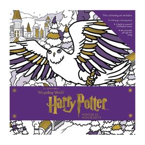 Harry Potter Winter At Howgarts Colouring Set
