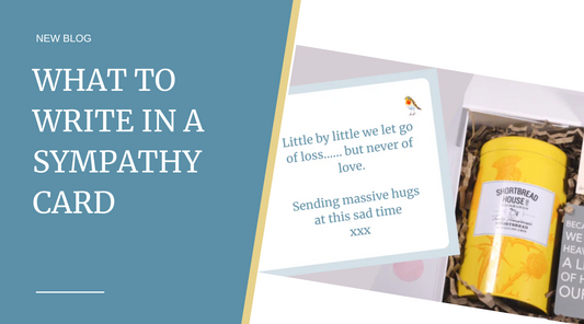 What to write in a Sympathy card
