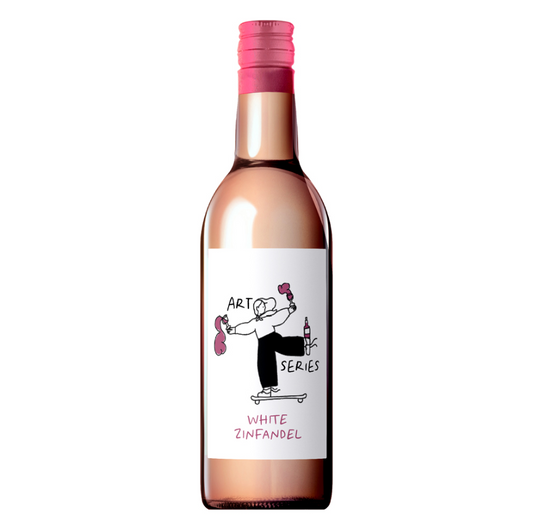 Art Series White Zinfandel Rose Bottle of Wine 187ml