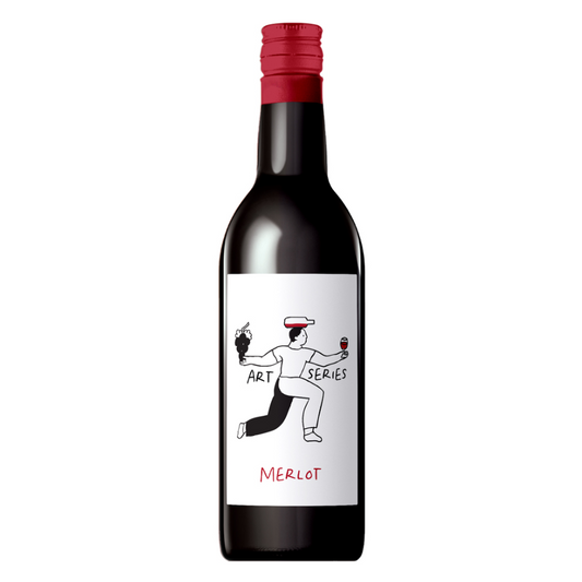 Art Series Merlot Mini Bottle of Wine 187ml