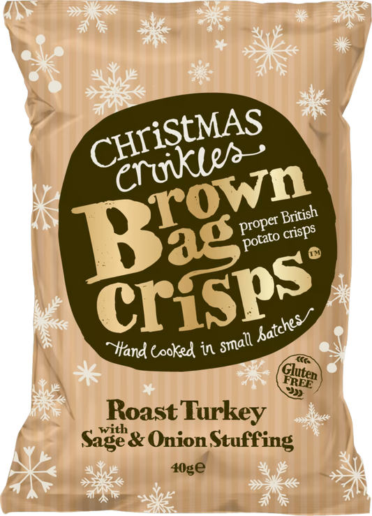 Brown Bag Crisps Roast Turkey with Sage & Onion Stuffing 40g