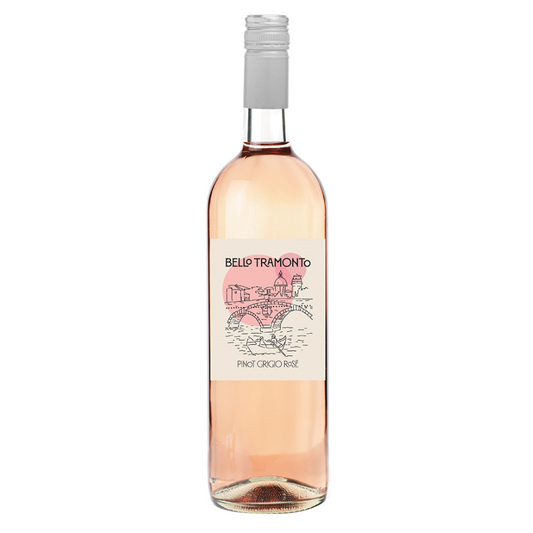 Bello Tramonto Pinot Grigio Rose Wine 75cl