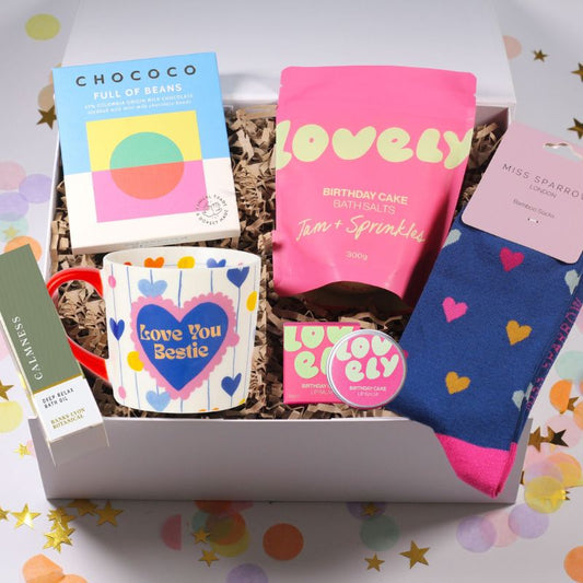 Best Friend Birthday Gift Box – Love You Bestie Care Package