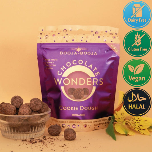 Booja Booja Cookie Dough Chocolate Wonders (Dairy Free/Gluten Free/Vegan) 65g