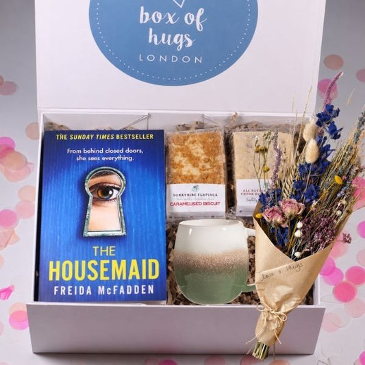 Book & Tea Gift Box – Sweet Treats & Flowers Care Package