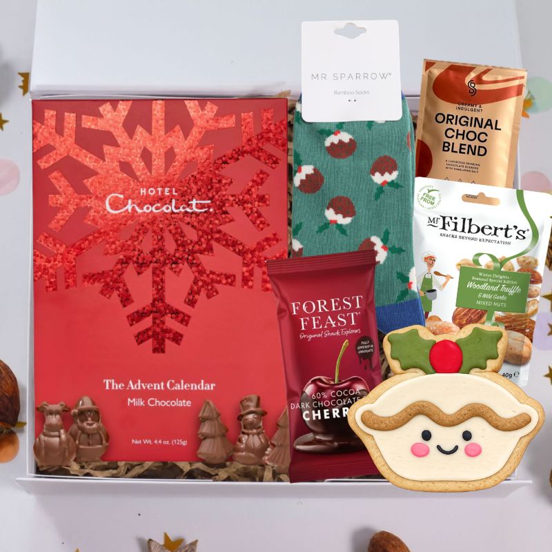 Christmas Advent Calendar & Treats Gift Hamper