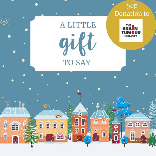 'A Little Gift To Say' Card - Christmas Houses