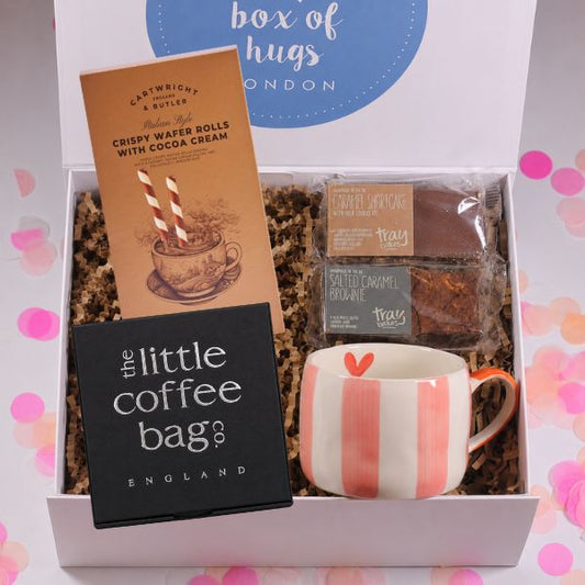 Coffee Gift Box – Mug & Sweet Treats Care Package