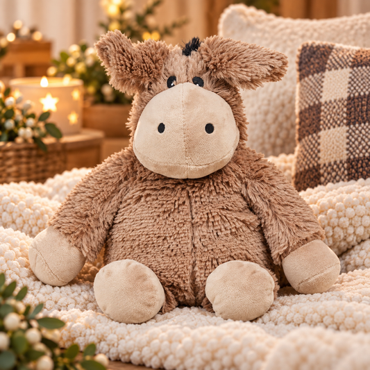 Warmies® 13" Donkey - Fully Microwaveable With Relaxing Lavender Scent