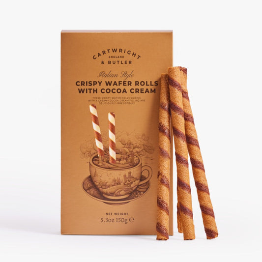 Crispy Wafer Rolls with Cocoa Cream