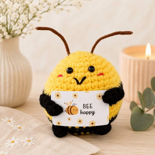 'Bee Happy' Positive Crochet Bee (WAS £6.00)