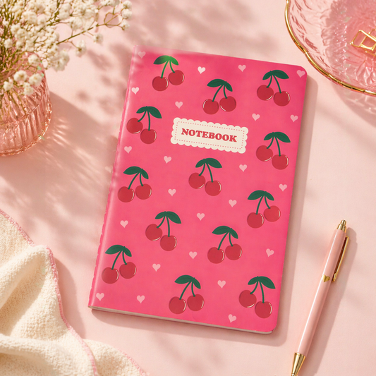 Cute Cherry A5 Notebook