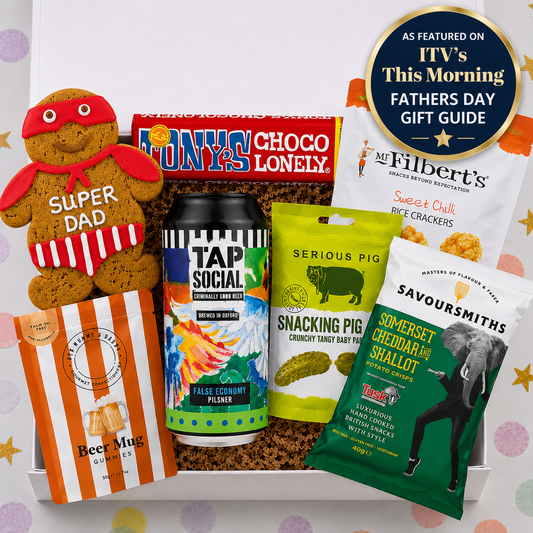 Dad’s Night In Gift Box – Beer, Snacks & Treats