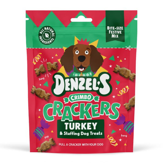Denzel's - Crimbo Crackers Turkey & Stuffing Dog Treats