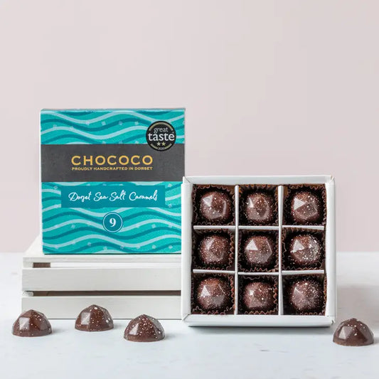 Dorset Sea Salt Caramels - 9 Piece Box