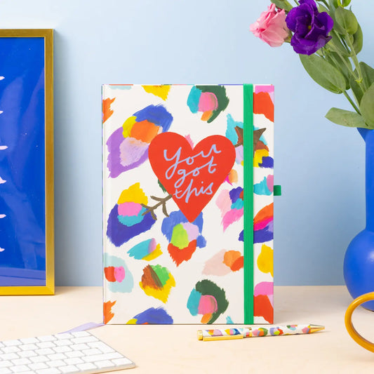 Eleanor Bowmer You Got This Leopard Notebook & Pen Set