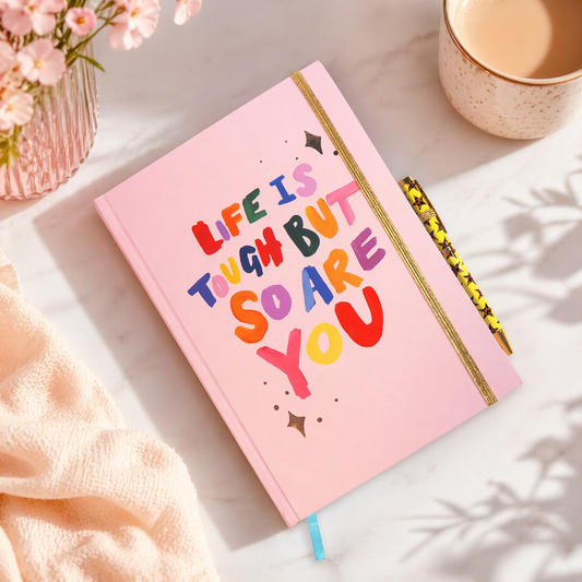 Eleanor Bowmer Life Is Tough B5 Notebook and Pen