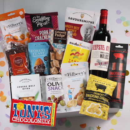 The Deluxe Food And Tipple Hamper