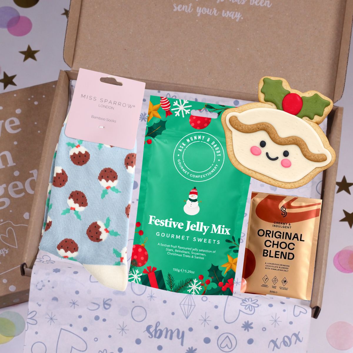 Christmas Cosy Toes & Treats Letterbox Gift - PRE-ORDER FOR DECEMBER DELIVERY