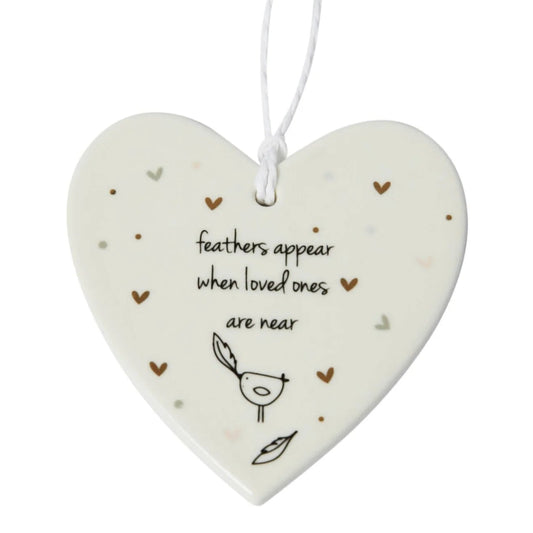 'Feather's Appear' Hanging Sign