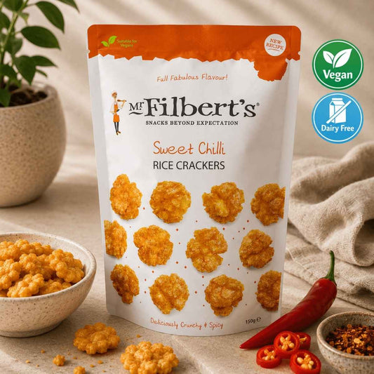 Filberts Chilli Rice Crackers 40g (Vegan Friendly/Dairy Free)