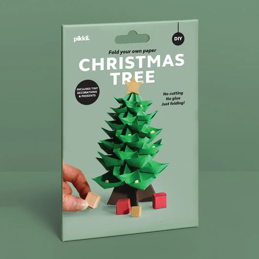 Fold Your Own Paper Christmas Tree