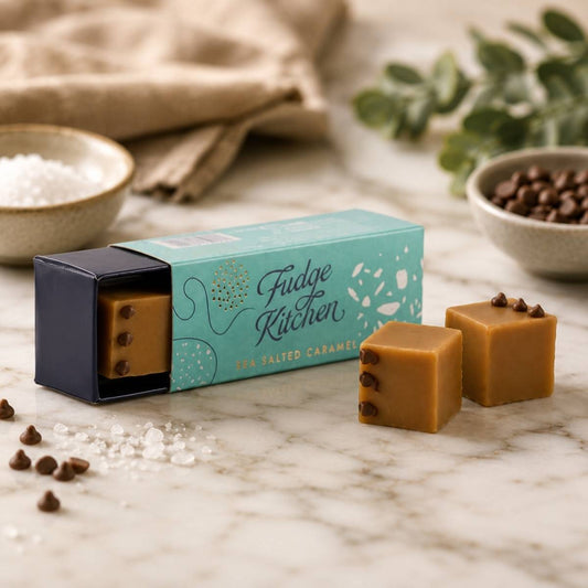 Fudge Kitchen Sea Salted Caramel Fudge Trio Slider