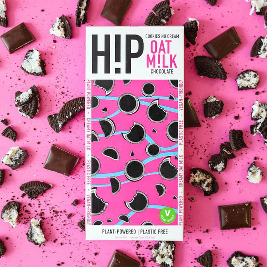 H!P Cookies No Cream Oat Milk Chocolate Bar (Vegan Friendly)