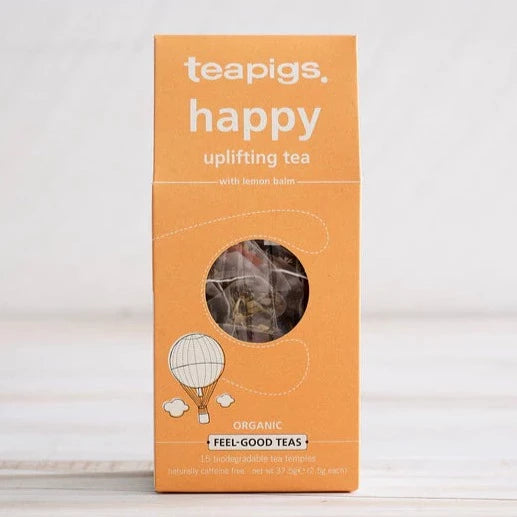 Teapigs Happy Uplifting lemon Balm Tea 15 Temples
