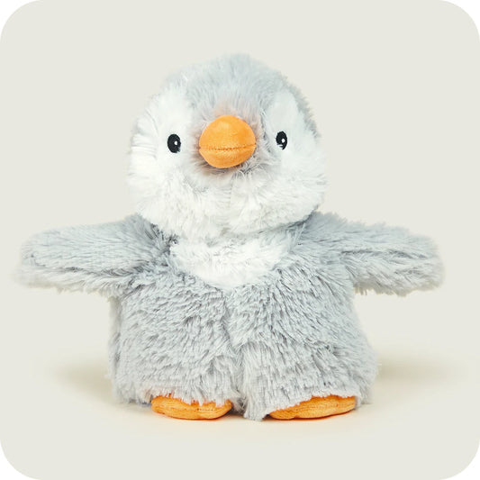 Warmies® 9" Grey Baby Penguin - Fully Microwaveable With Relaxing Lavender Scent