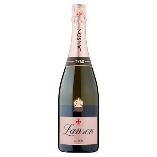 Lanson Le Rose Brut- Rosé French Champagne 75cl