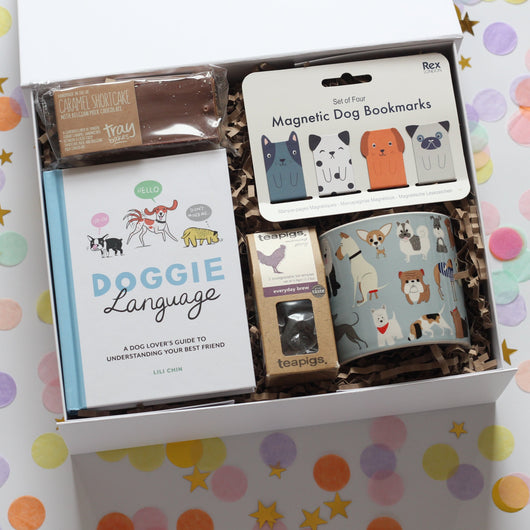 A Dog Lovers Gift Box of Hugs