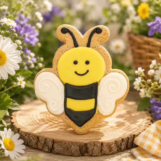 Iced Bumble Bee Biscuit