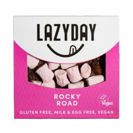 Lazy Day Rocky Road Individual Slice - Gluten Free - Milk and Egg Free - Vegan
