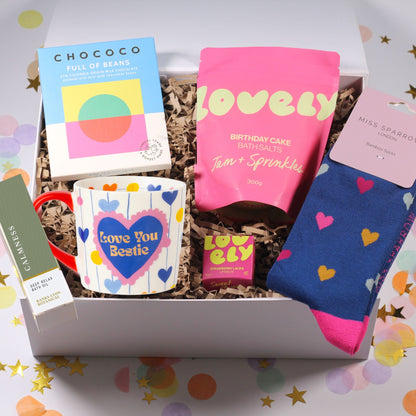Best Friend Birthday Gift Box – Love You Bestie Care Package