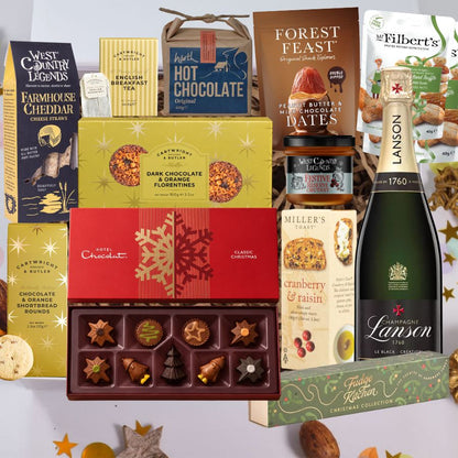 Luxury Christmas Champagne & Food Hamper