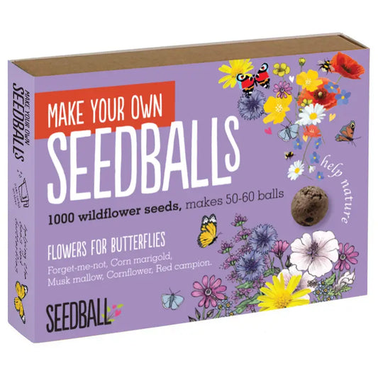 Make Your Own Seedball Kit - Flowers For Butterflies