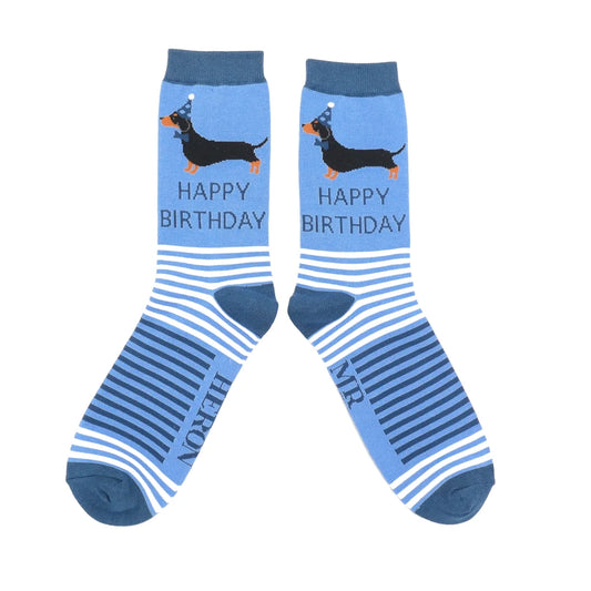 Men's Birthday Sausage Dogs Denim - One Size (Size 7-11)