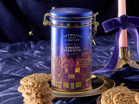 Night Before Christmas Stem Ginger Biscuits in A Tin