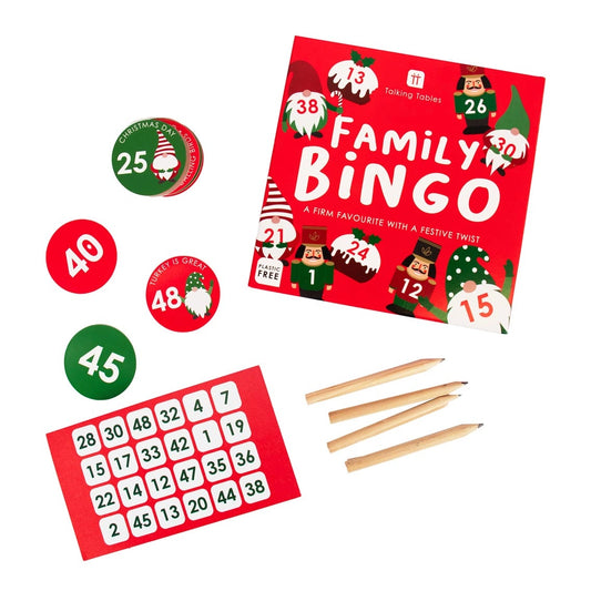 Nutcracker Christmas Family Bingo Game