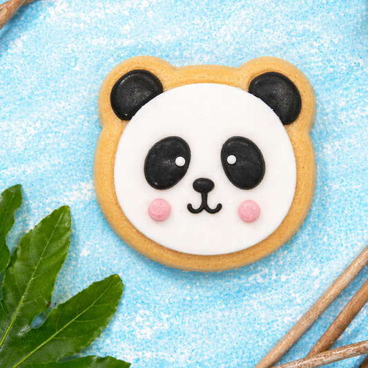 Iced 'Panda' Sugar Biscuit