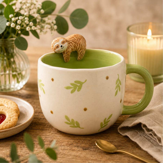 Peeking Sloth Mug