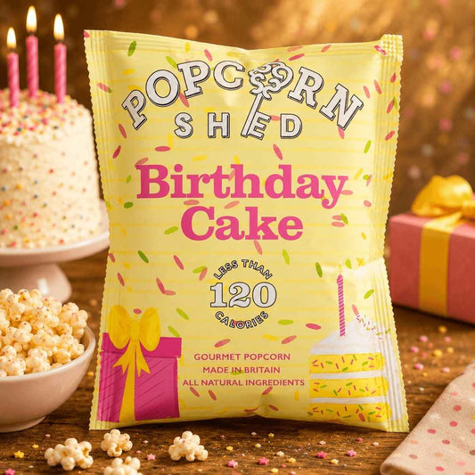 Popcorn Shed Birthday Popcorn - Vanilla Caramel, White Chocolate & Sprinkles