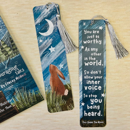 You Are Worthy Rabbit Bookmark