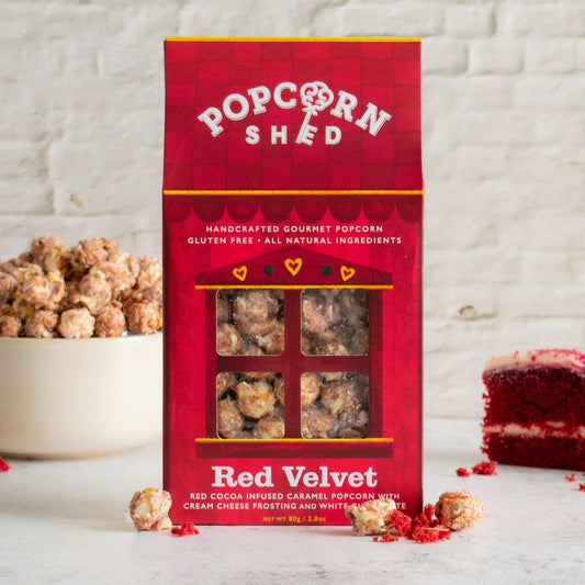 Red Velvet Popcorn Shed