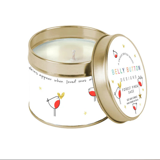Robins Appear When Loved Ones Are Near Forest Pine & Sage Candle