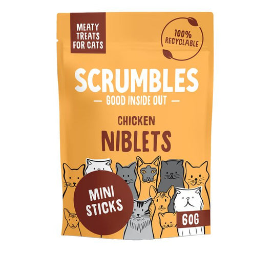 Scrumbles - Meaty Reward Treats for Cats (Chicken Niblets)