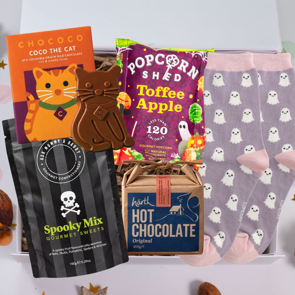 Spooky Treats & Cosy Feet Halloween Gift Box